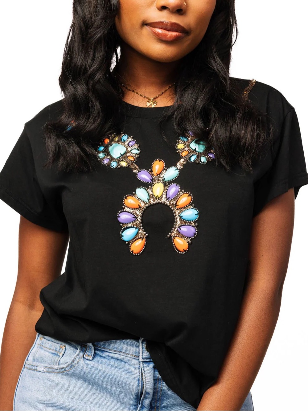 Turquoise Necklace Tee